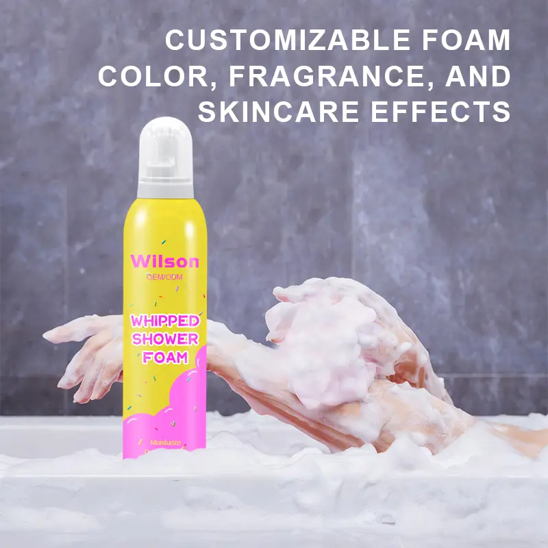 ​En helt annan badupplevelse, WIlson Amino Acid Scented Shower Mousse är så bra!