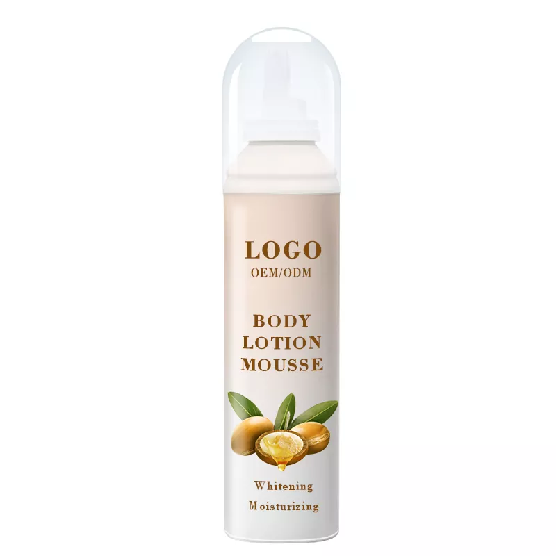 Molnliknande ljusare hydratiseringsbodi lotion mousse