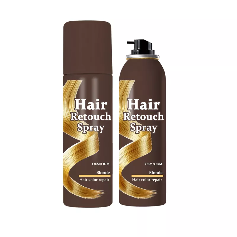 Långvarig färgfixeringsskyddande hårretuschspray